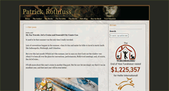 Desktop Screenshot of blog.patrickrothfuss.com